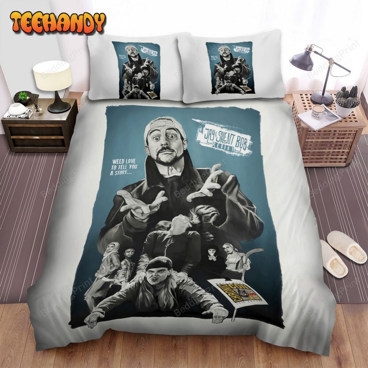 Jay And Silent Bob Reboot Kevin Smith Poster Bed Sets For Fan