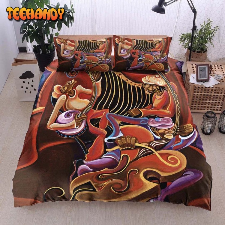 Jazz Bed Sheets Duvet Cover Bed Sets For Fan