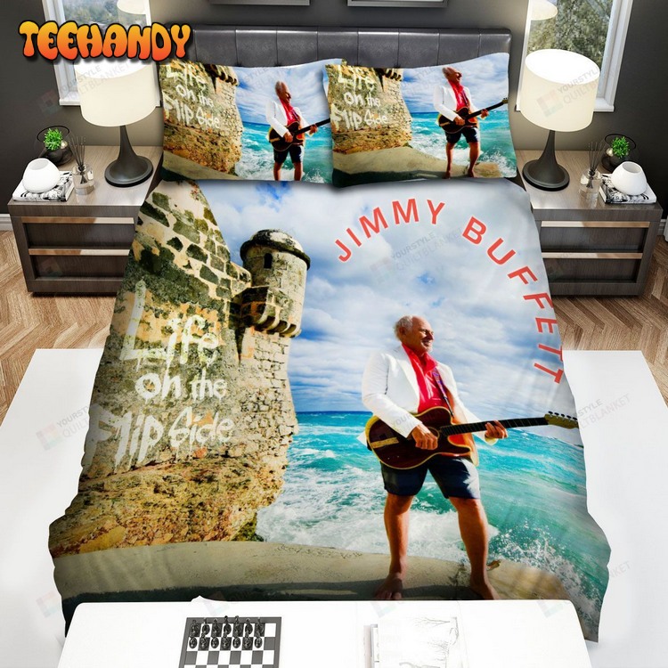 Jimmy Buffett Album Cover Life On The Flip Side Bed Sets For Fan