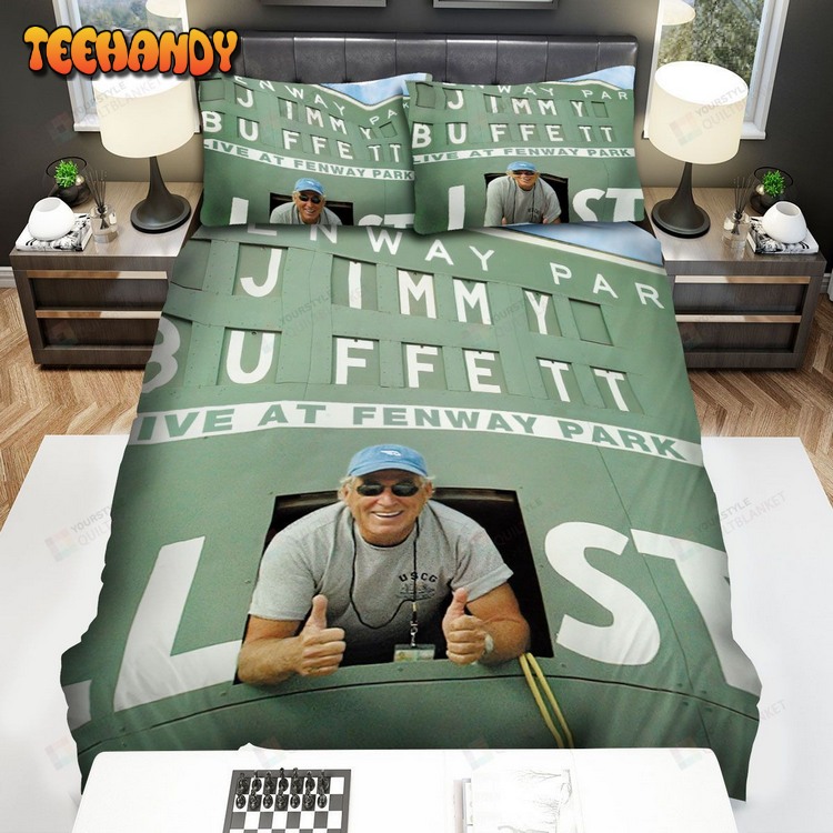 Jimmy Buffett Album Cover Live At Fenway Part Bed Sets For Fan