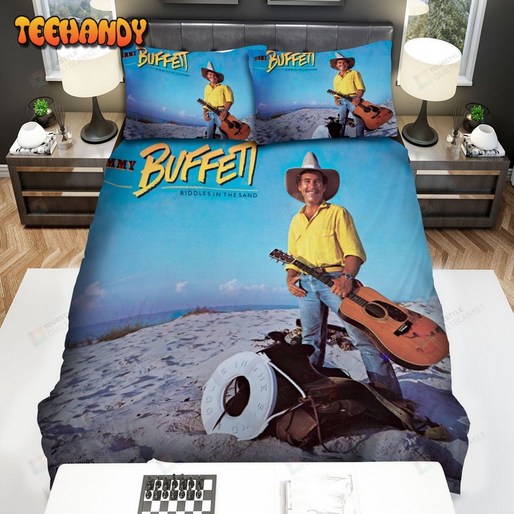 Jimmy Buffett Album Cover Riddles In The Sand Bed Sets For Fan