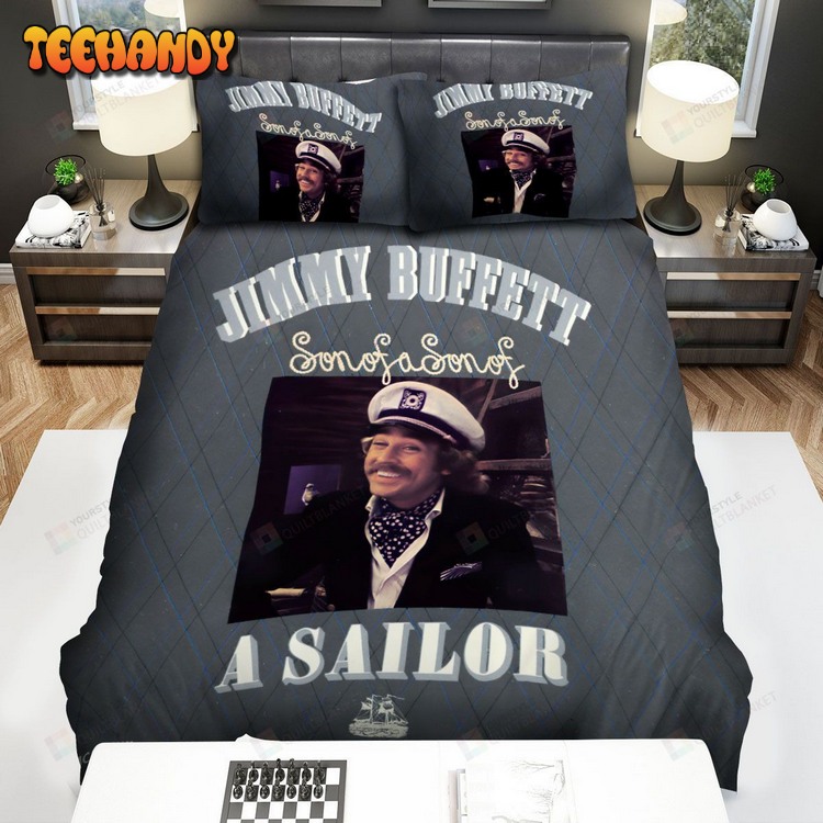 Jimmy Buffett Album Cover Son Of A Son Of A Sailor Bed Sets For Fan