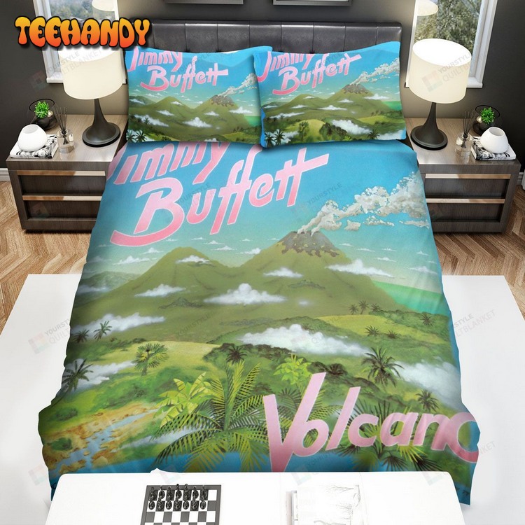 Jimmy Buffett Volcano Album Cover Bed Sets For Fan