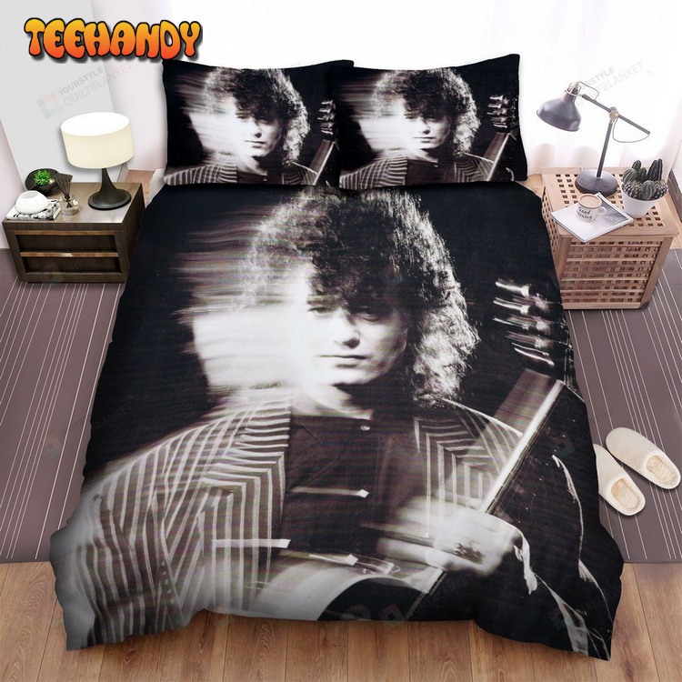 Jimmy Page Outrider Album Cover Bed Sets For Fan