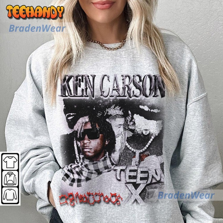 Ken Carson Actual Hate Teen X 90s Shirt, Bootleg Rapper Opium Vintage Sweatshirt