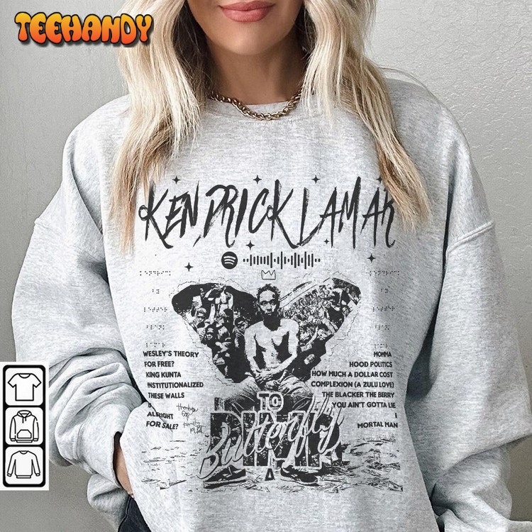 Kendrick Lamar To Pimp A Butterfly Album 90s Rap Music Sweatshirt