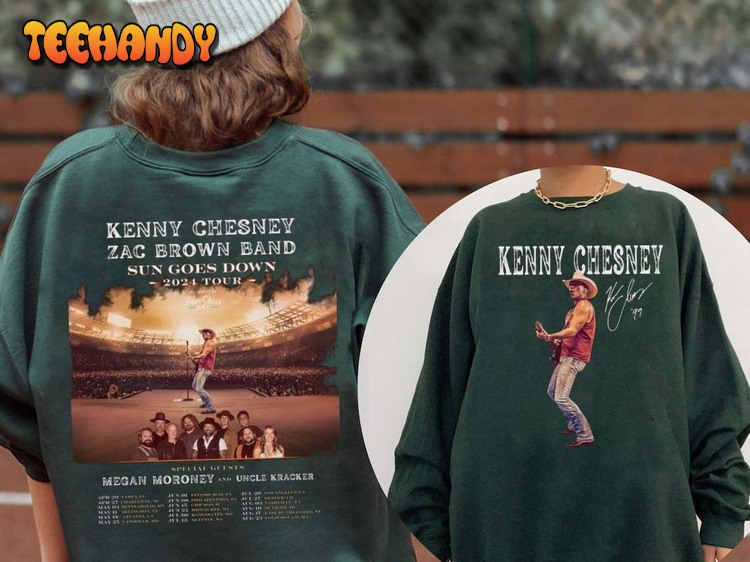 Kenny Chesney Sun Goes Down 2024 Tour Shirt, Country Music Tour Shirt