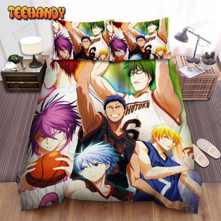 Kuroko’s Basketball Characters In Basketball Uniform Bed Sets For Fan