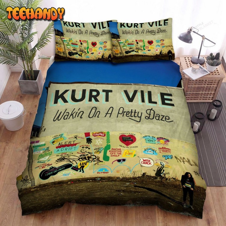 Kurt Vile Walkin On A Pretty Daze Album Cover Bed Sets For Fan