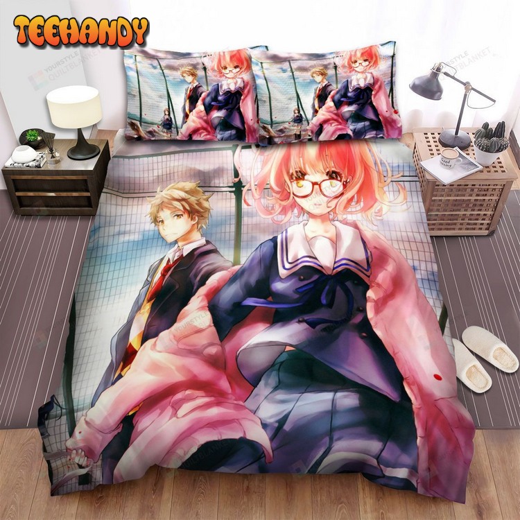 Kyoukai No Kanata Characters School Terrace Bed Sets For Fan