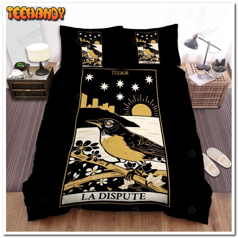 La Dispute Band Brown Bird Art Bed Sets For Fan