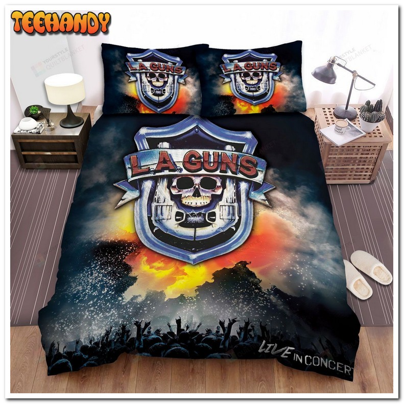 L.A. Guns Band Live In Concert Album Cover Bed Sets For Fan