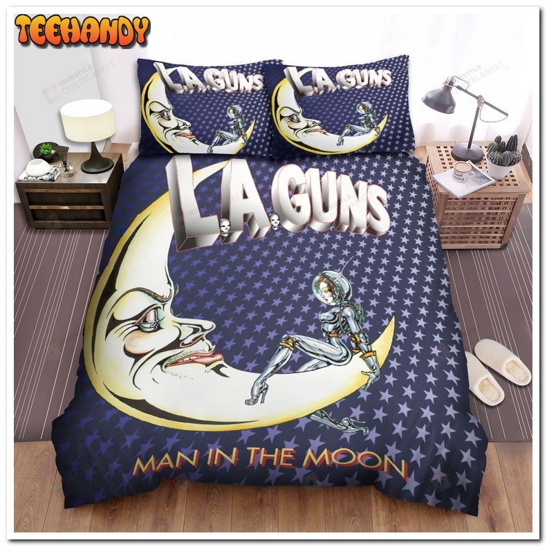 L.A. Guns Band Man In The Moon Album Cover Bed Sets For Fan