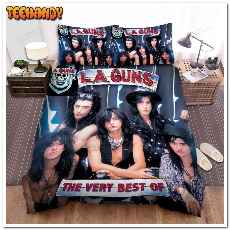 L.A. Guns Band The Very Best Of .La. Guns Album Cover Bed Sets For Fan