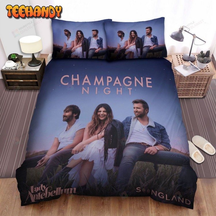 Lady Antebellum Champagne Night Album Cover Bed Sets For Fan