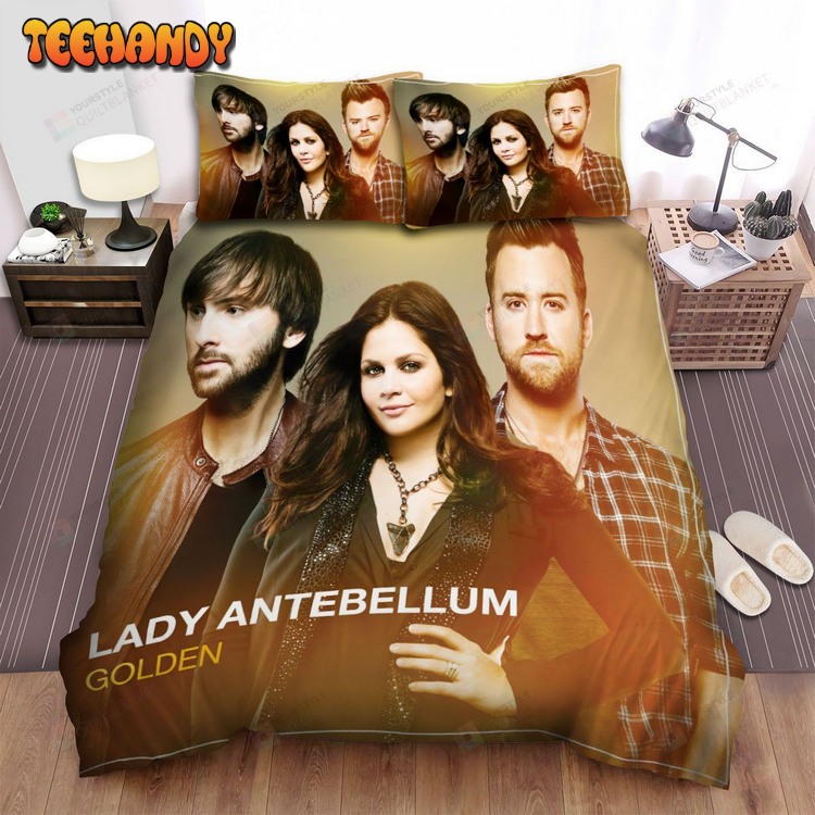 Lady Antebellum Golden Album Cover Bed Sets For Fan