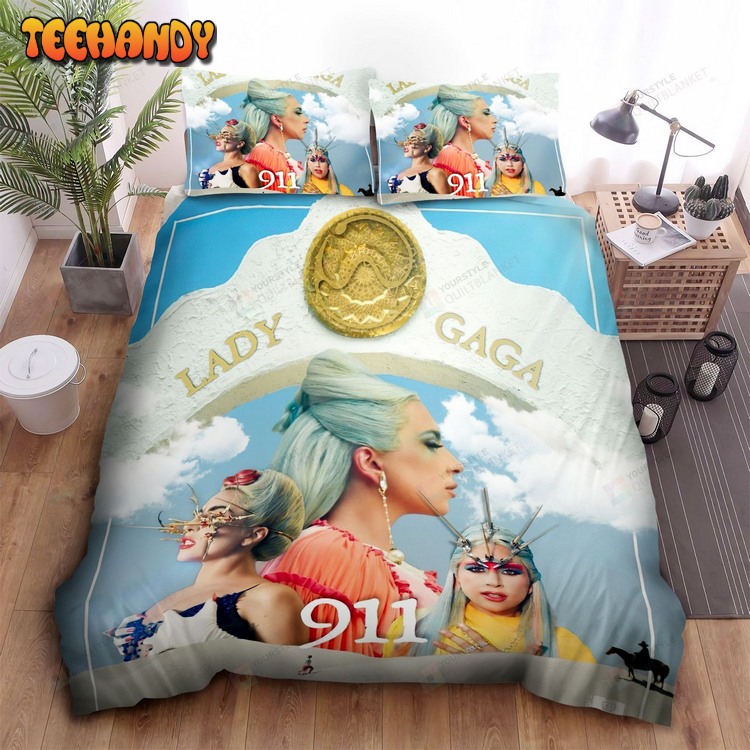 Lady Gaga 911 Movie Poster Bed Sets For Fan