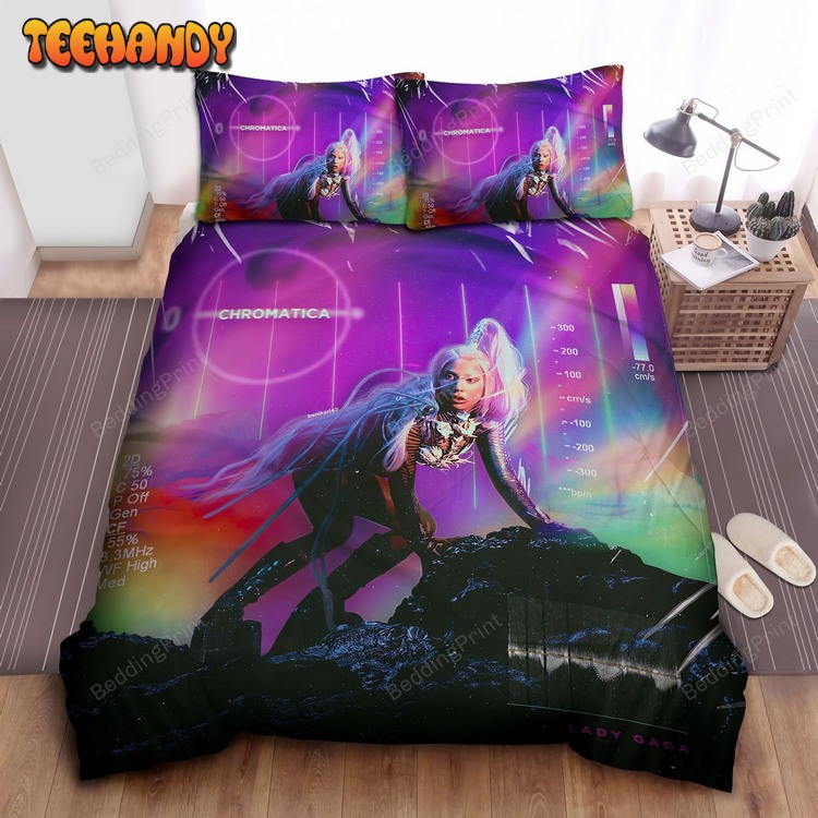 Lady Gaga Chromatica Space Theme Bed Sets For Fan