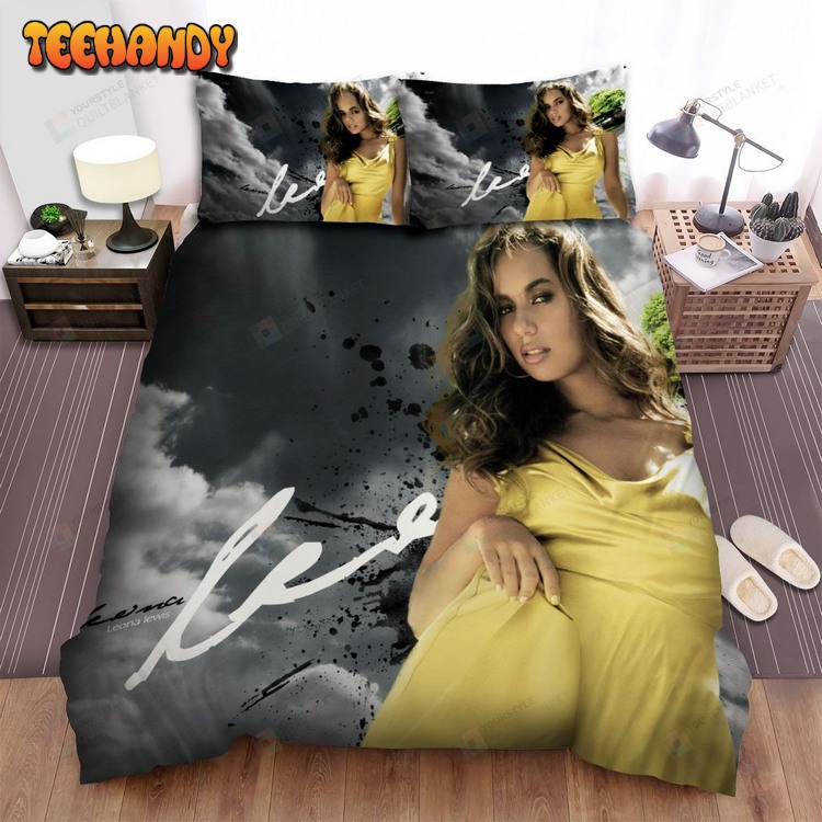 Leona Lewis With Yellow Dress Album Music Art Bed Sets For Fan