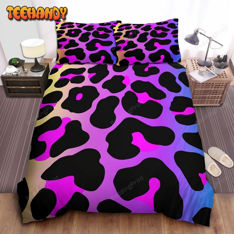 Leopard Neon Bed Sheets Duvet Cover Bed Sets For Fan