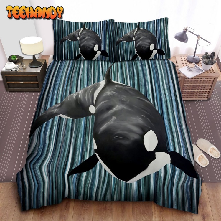 Lesher Deep Ocean Killer Whale Bed Sets For Fan