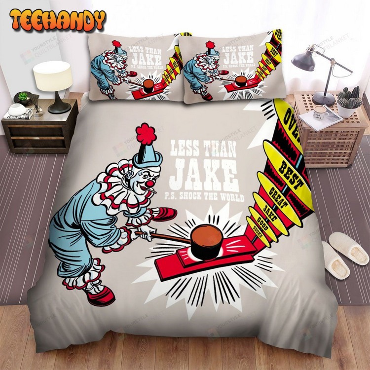 Less Than Jake Music Band P.S. Shock The World Bed Sets For Fan