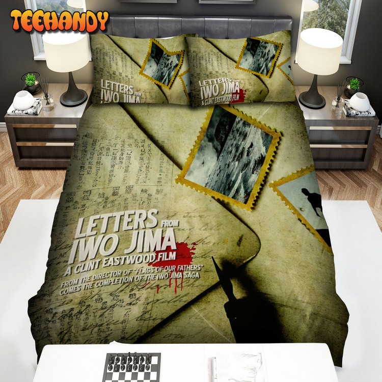 Letters From Iwo Jima (2006) Movie Poster Ver 2 Bed Sets For Fan