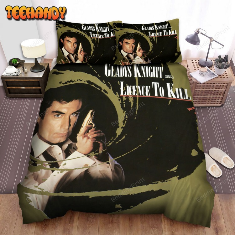 License To Kill Movie Gladys Knight Sing Licence To Kịll Poster Bed Sets