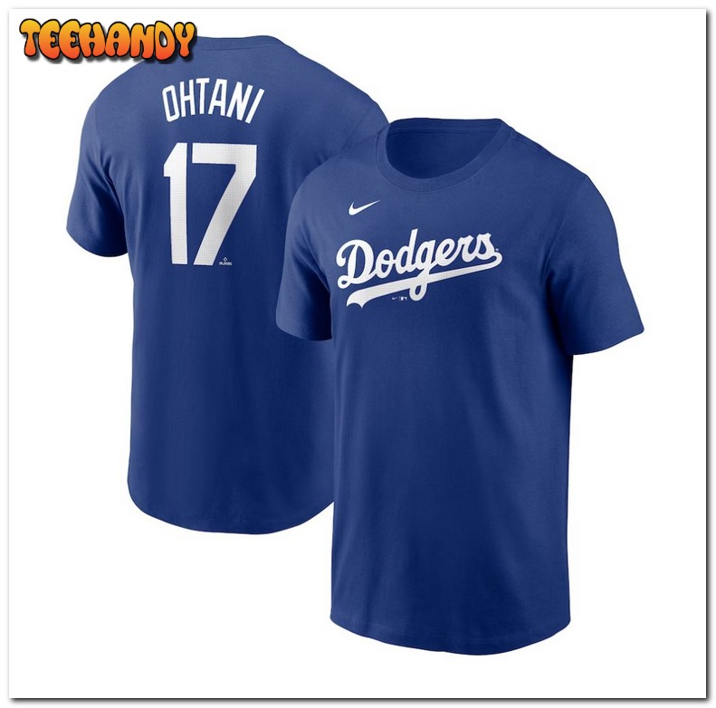 Los Angeles Dodgers Shohei Ohtani 2024 Fuse Name & Number T-Shirt