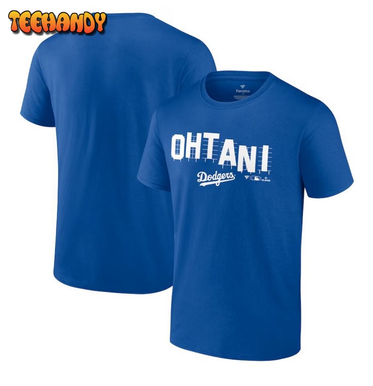 Los Angeles Dodgers Shohei Ohtani Royal Player T-Shirt