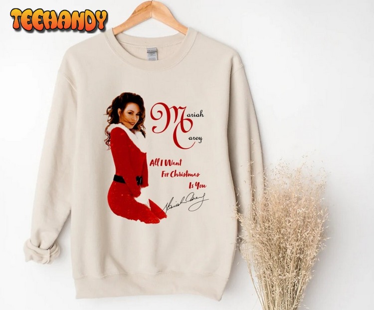 Mariah Carey Christmas Sweatshirt, Mariah Carey Xmas Hoodie