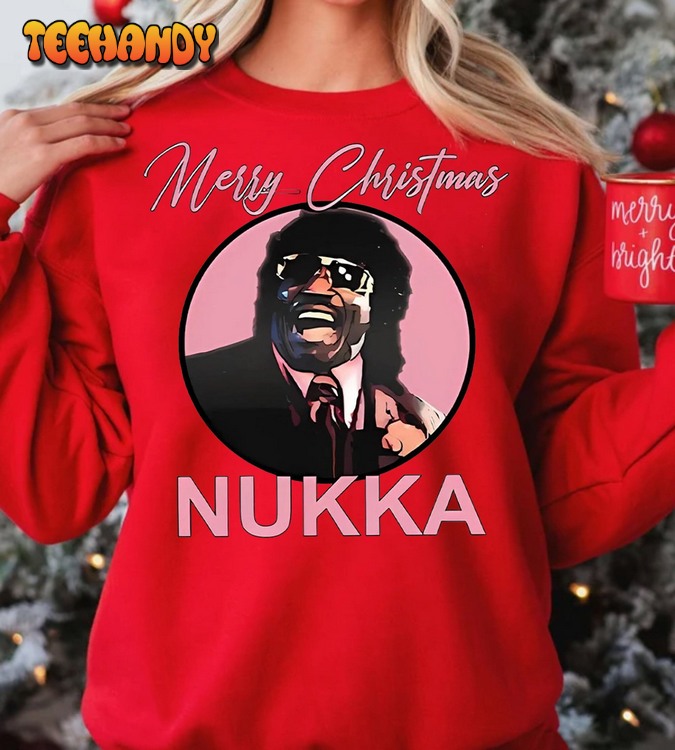 Merry Christmas Nukka Sweatshirt, Pinky From Friday Merry Christmas Nyukka Sweatshirt