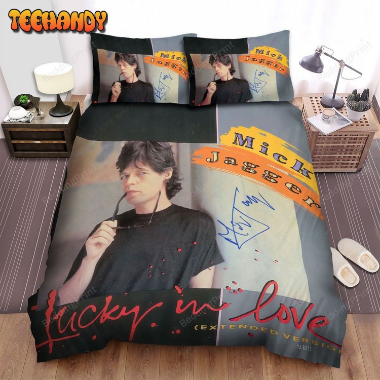 Mick Jagger Lucky In Love Bed Sets For Fan