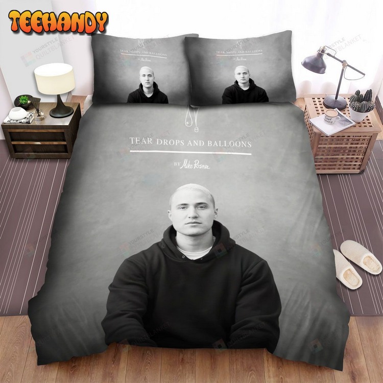 Mike Posner Tear Drops And Balloons Album Cover Bed Sets For Fan