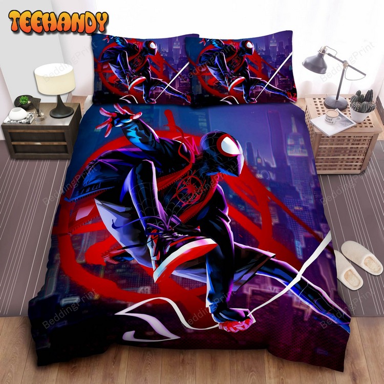 Miles Morales Spider-Man Art Bed Sets For Fan