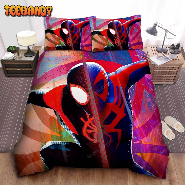 Miles Morales Spider-Man Split Suits From Into The Spider Verse Bed Sets For Fan