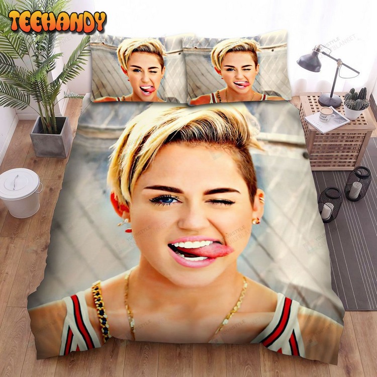 Miley Cyrus Photoshoot Bed Sets For Fan