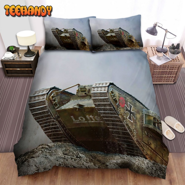 Military Weapon In Ww1 – German Empire Tank The Black Cross On The Tank Bed Sets For Fan