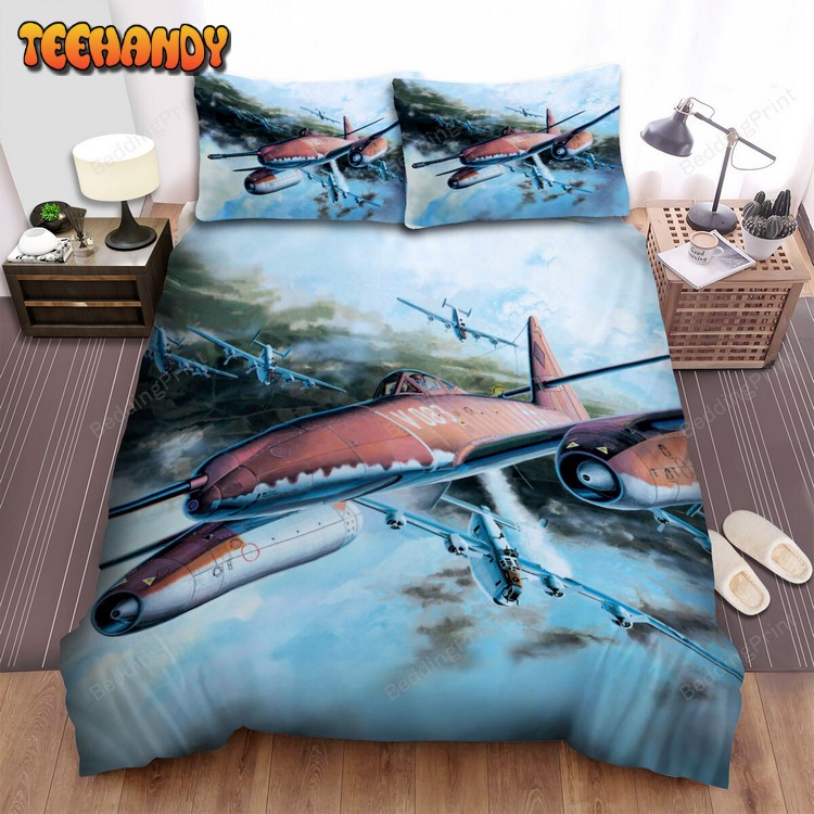 Military Weapon In Ww2, Art Of Luftwaffe, Mw262 Showing Guns Bed Sets For Fan