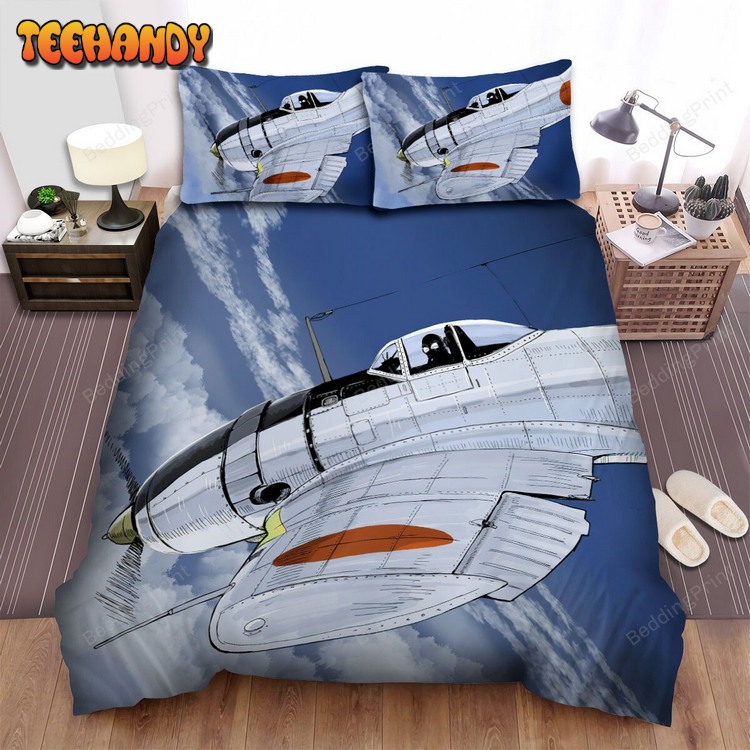 Military Weapon Ww2, Ijaaf Mitsubishi J8m In Cartoon Bed Sets For Fan