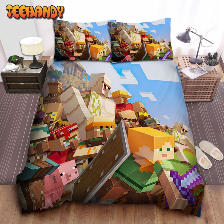 Minecraft Movie Poster Bed Sets For Fan