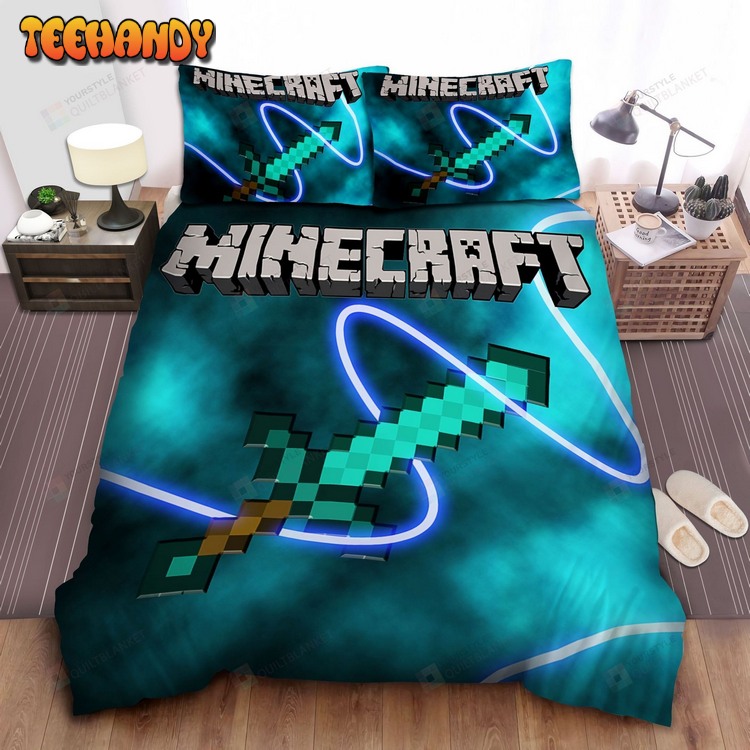 Minecraft The Diamond Sword Bed Sets For Fan