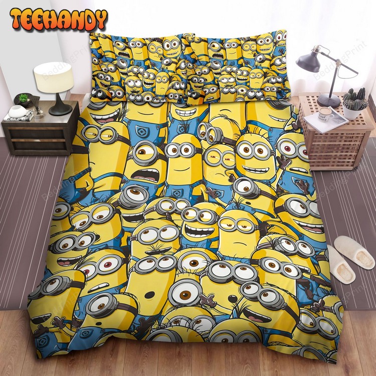 Minion In Despicable Me, Full Of Minions Bed Sets For Fan