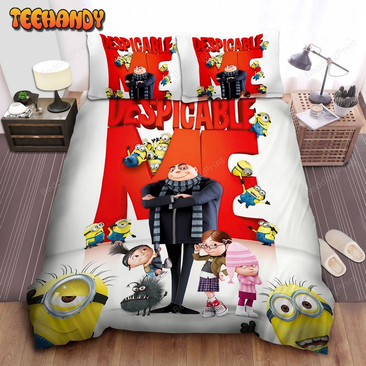 Minion In Despicable Me, Gru’s Family Bed Sets For Fan