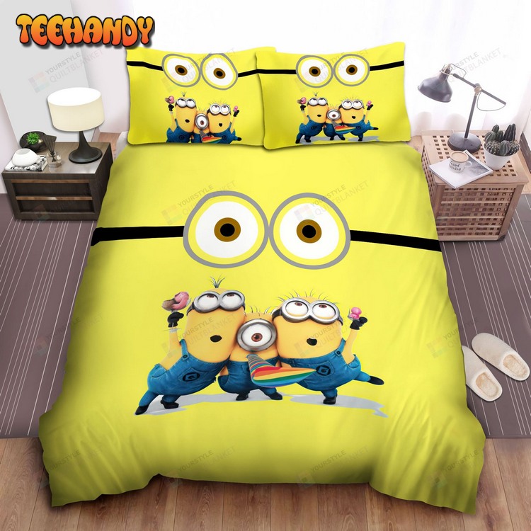 Minion In Despicable Me, Jerry Kevin Jon Bed Sets For Fan