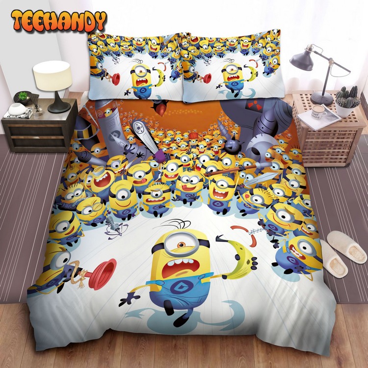 Minion In Despicable Me, Running For Banana Bed Sets For Fan