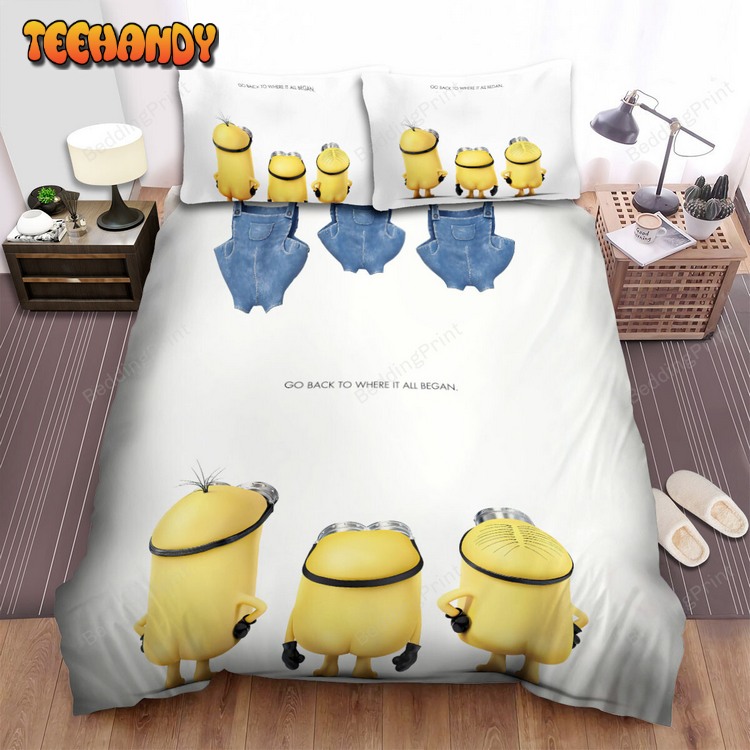 Minions Movie Poster 1 Bed Sheets Duvet Cover Bed Sets For Fan