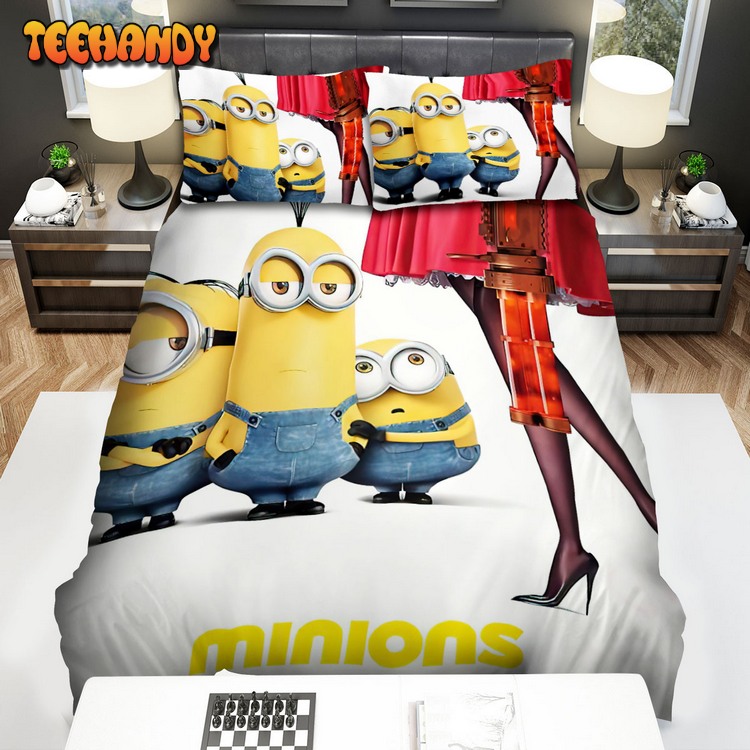 Minions Movie Poster 4 Bed Sheets Duvet Cover Bed Sets For Fan