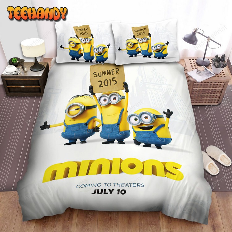 Minions Movie Poster 6 Bed Sheets Duvet Cover Bed Sets For Fan