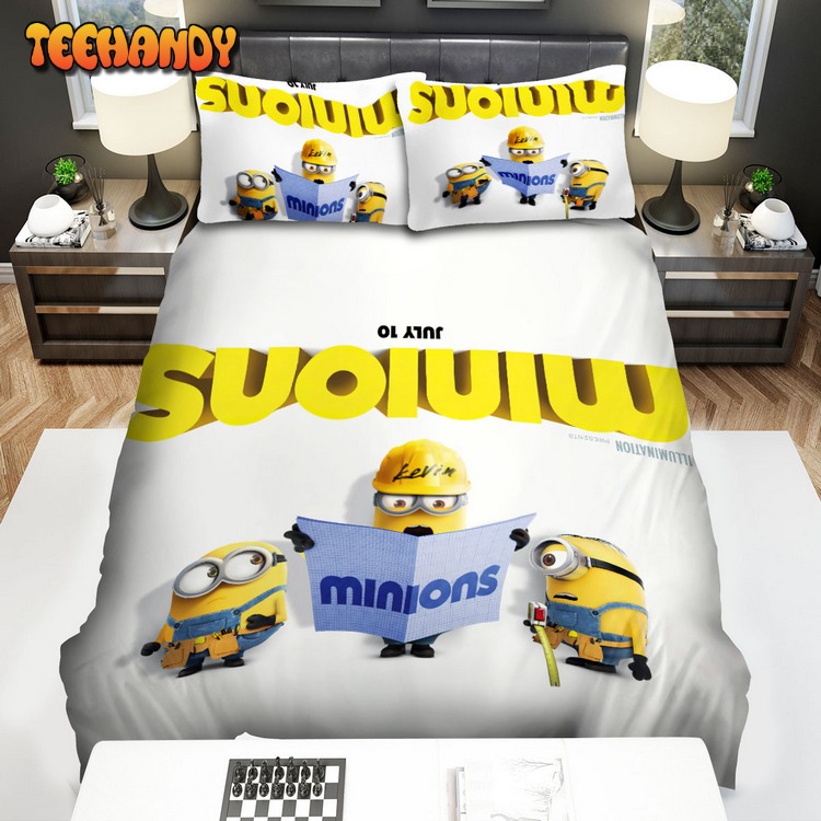 Minions Movie Poster 7 Bed Sheets Duvet Cover Bed Sets For Fan